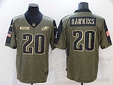 Nike Eagles 20 Brian Dawkins Olive 2021 Salute To Service Limited Jersey Dzhi,baseball caps,new era cap wholesale,wholesale hats